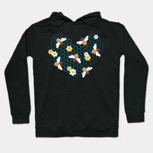 bee heart Hoodie